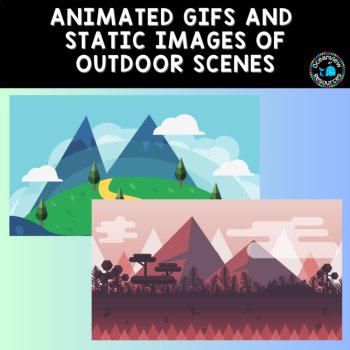 Outdoor  GIF Backgrounds and JPG files, for TPT sellers, image 4