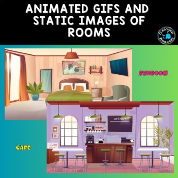 Room Backgrounds Animated GIF and JPG files for TPT sellers, image 2