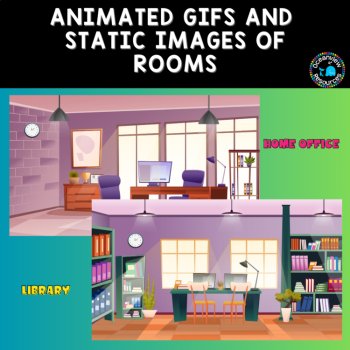 Room Backgrounds Animated GIF and JPG files for TPT sellers, image 4