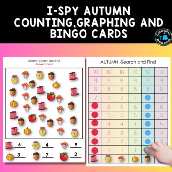 Autumn-inspired Counting, Tallying, Graphing, and Bingo Activity for Children, image 4