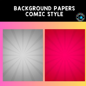 WComic Book style Background Papers, image 2