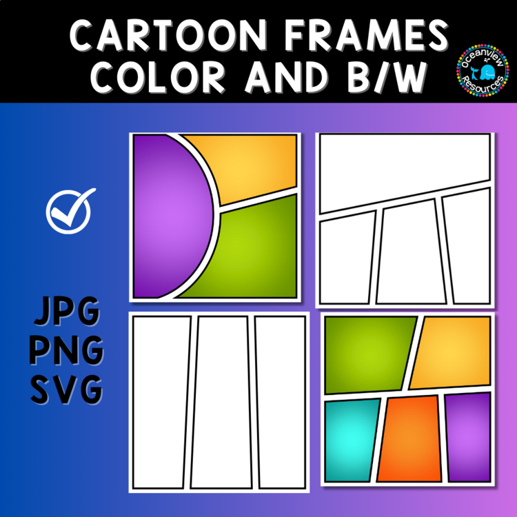 Comic Book Clipart Templates Collection