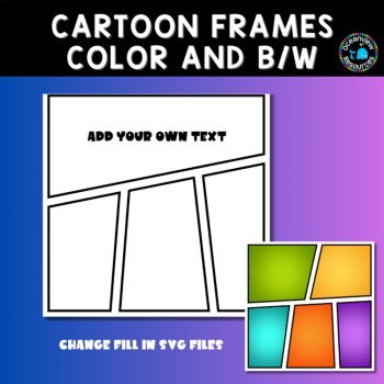 Comic Book Clipart Templates Collection, image 2