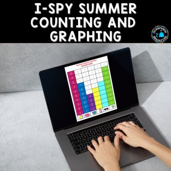 Summer I Spy counting and graphing with bonus Bingo game, image 3