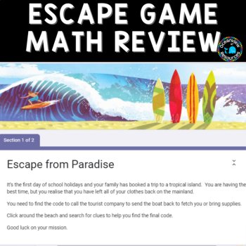 Escape from Paradise-Breakout Game-2 Step operations-Google Sites game, image 3