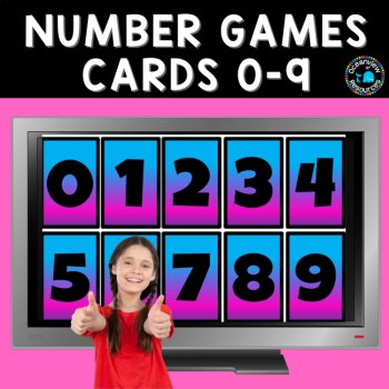 Number Cards and Games - Task cards  for math stations, image 2