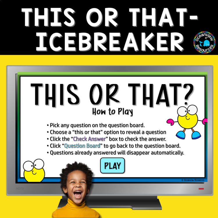 This or That- Icebreaker Game, persuasive talking  debating skills