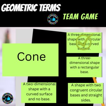 Geometric Definitions Match-Up - Interactive Geometry Game, image 3