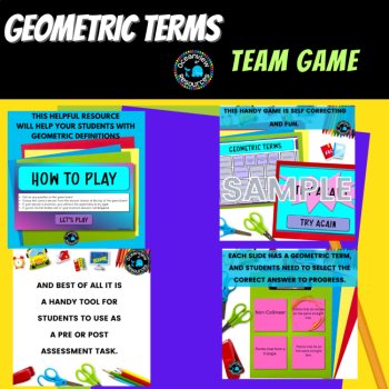 Geometric Definitions Match-Up - Interactive Geometry Game, image 4