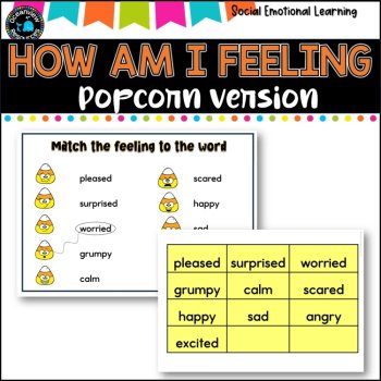 Emotion /Mental Health Check In | Social Emotional Learning-POPCORN version, image 3