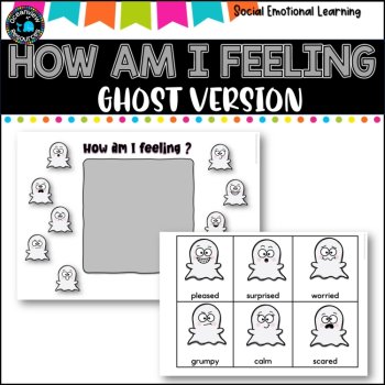 Emotion /Mental Health Check In | Social Emotional Learning-Ghost Version, image 2