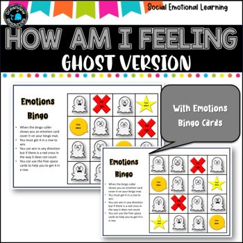 Emotion /Mental Health Check In | Social Emotional Learning-Ghost Version, image 4