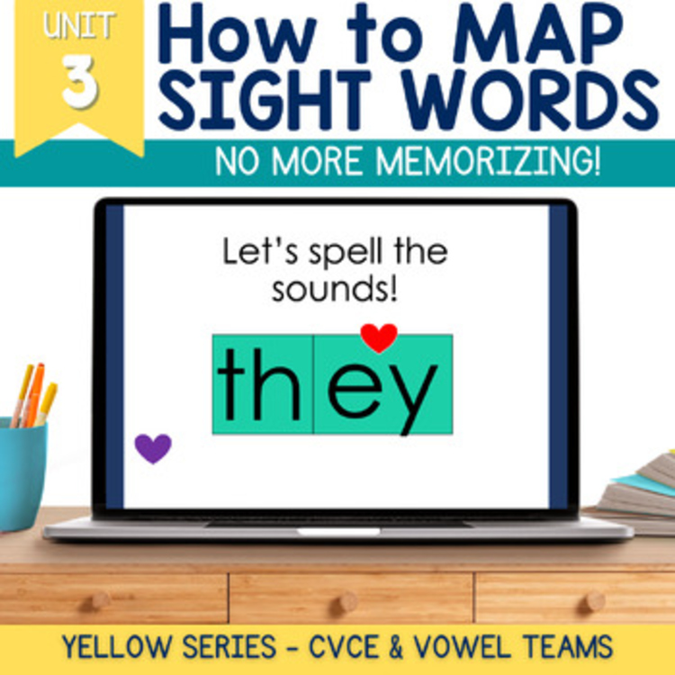 Science of Reading Sight Words - Unit 3 (Includes Heart Words)