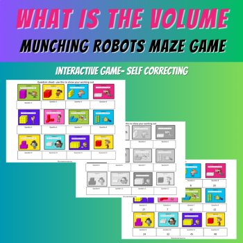 Volume of shapes- Interactive digital game- path maze., image 3