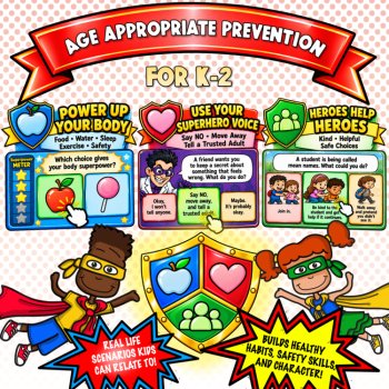Red Ribbon Week Healthy Choices Superhero Escape Room Lesson K, 1st, 2nd grade, image 3