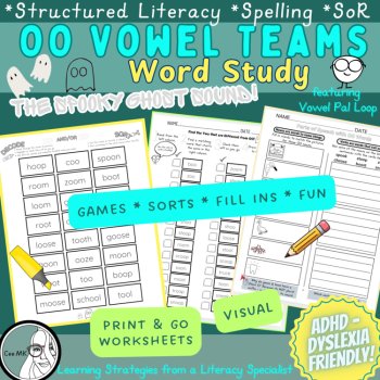 Fall Phonics Super Bundle | October & November Literacy Packets Dyslexia ADHD, image 4