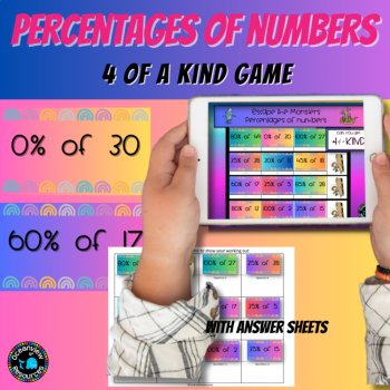 Escape the Monster Math Game: Percentages of Numbers Edition, image 4