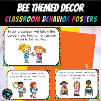 Buzzing Bee Behavior Posters: Bee-Themed Classroom Management Tools, image 2
