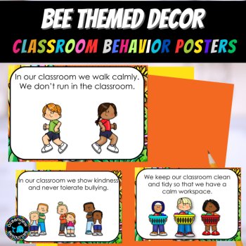 Buzzing Bee Behavior Posters: Bee-Themed Classroom Management Tools, image 3
