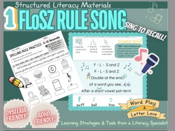 Spelling Rule Songs Sorts Games BUNDLE | FLSS -CK -TCH -DGE C/G | OG SoR UFLI, image 3