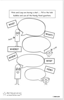 5W 1H Graphic Organizer | Tactile | Reading Speaking Writing | K–8 ADHD Dyslexia, image 3
