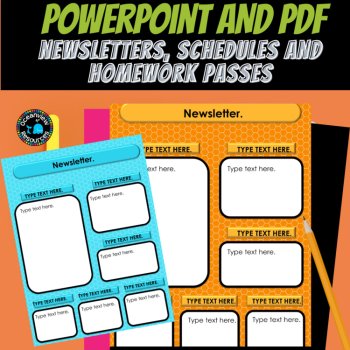 Bee-Themed Pack: Newsletters, Homework Passes, and Daily Schedules, image 4