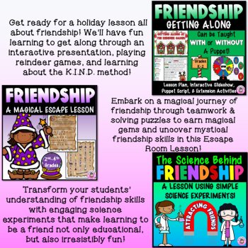 Social Skills Friendship Lessons Kindness Empathy Diversity Teamwork Activities, image 3