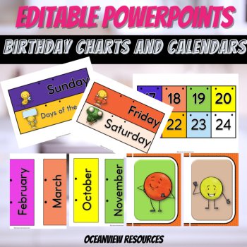 Bee-themed Flippable Calendar & Birthday Chart Décor Pack, image 2