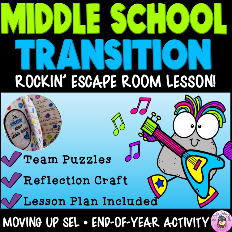 Fun Middle School Transition Beginning of the Year SEL ESCAPE ROOM  Lesson Craft