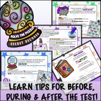 Standardized Testing Prep, Test-Taking Skills & Strategies ESCAPE ROOM Lesson, image 3