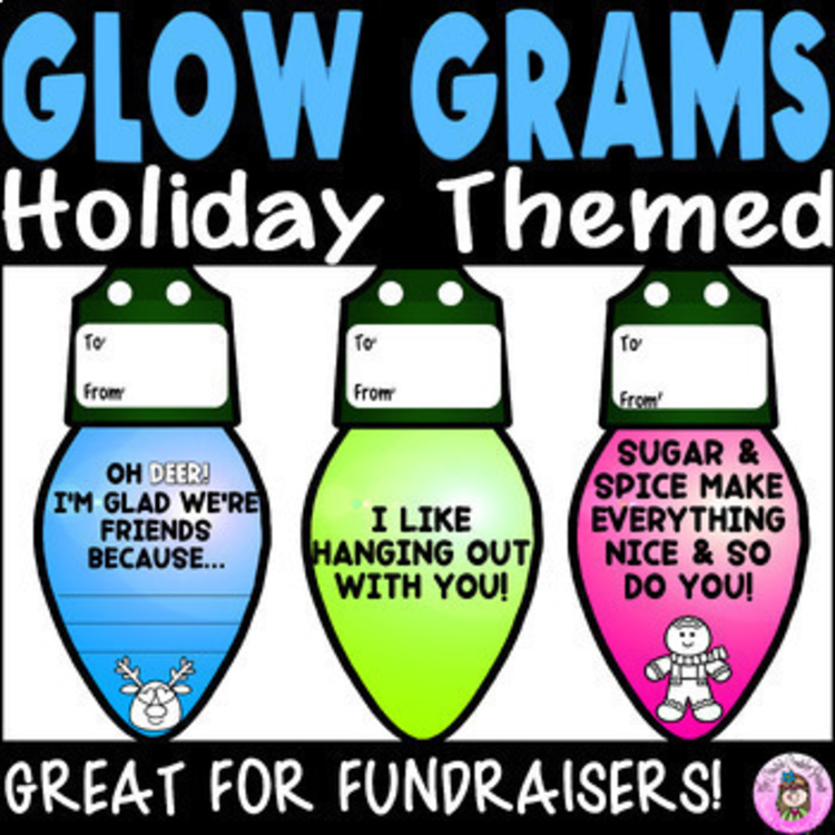 SEL Christmas Holiday Kindness Notes Candy Grams Student Council PTA Fundraiser
