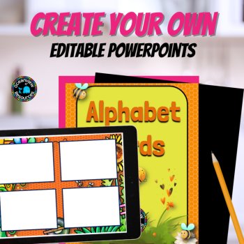 Bumble Bee Theme Alphabet Cards- huge pack. Décor Pack, image 4