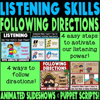 Social Skills Puppet Lesson Friendship Listening Cooperation Conflict Resolution, image 3