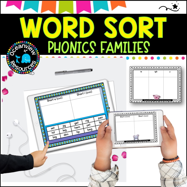 Phonics Word Sort: Interactive and Hands-On Activities