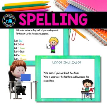 Spelling Practice Activities Any List Choice Board Word Work Vocabulary, image 2