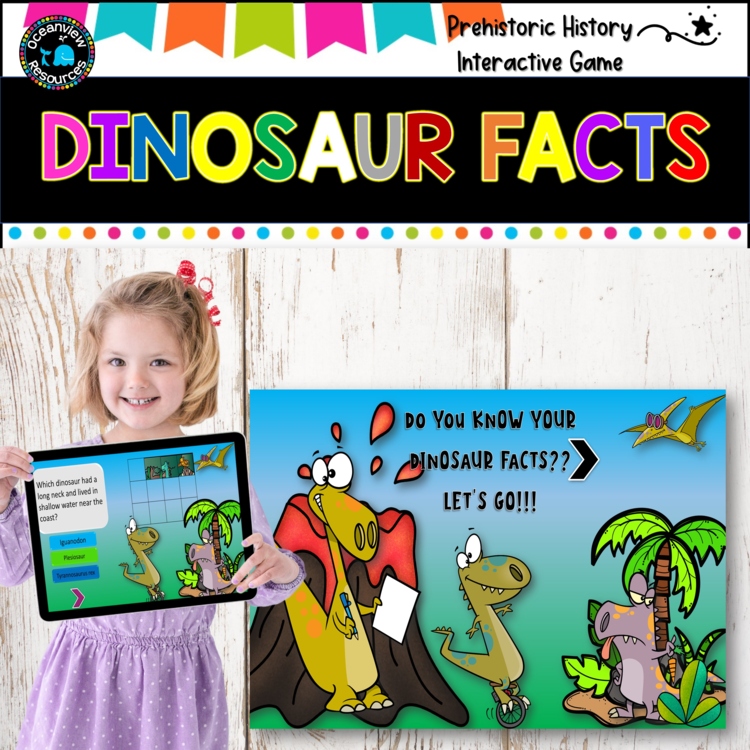 PowerPoint Game for Assessing Learning on Dinosaurs
