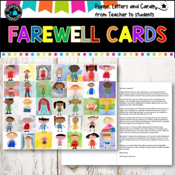 Sentimental Farewell: End-of-Year Poems and Letters from teachers to students, image 2