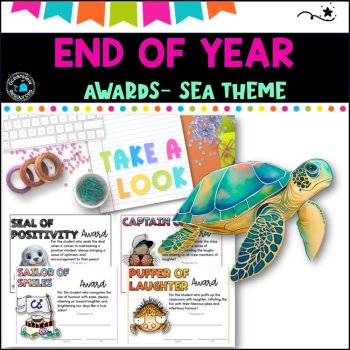 End of Year Awards- FUN Sea Themed k-6, image 4