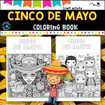 Cinco de Mayo coloring book, image 2