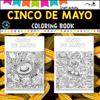 Cinco de Mayo coloring book, image 3