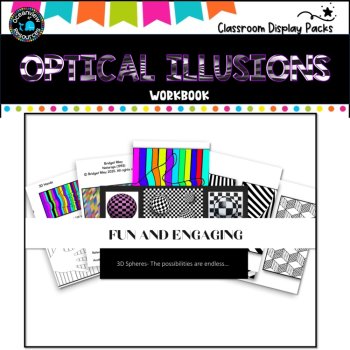 3D Optical Illusions-Unlock Your Students Imagination-Workbook, image 4