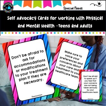 SELF advocacy for chronically ill young adults- AFFIRMATION CARDS, image 2