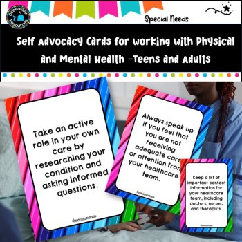 SELF advocacy for chronically ill young adults- AFFIRMATION CARDS, image 3