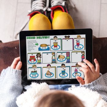 Google Classroom +8 Addition Facts Practice Slides - Digital Math Stations, image 2