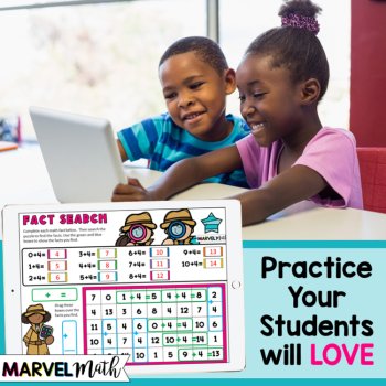 Google Classroom +4 Addition Facts Practice Slides - Digital Math Station, image 4