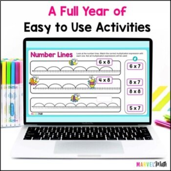 3rd Grade Math TEKS and Common Core Full Year Digital Resources - Google Slides, image 2
