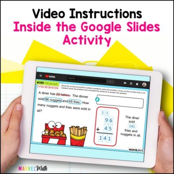 2 Digit Addition with Regrouping #6 - Word Problems - Google Slides, image 2