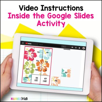 2 Digit Addition with Regrouping #5 - Secret Pictures - Digital Math Station, image 2