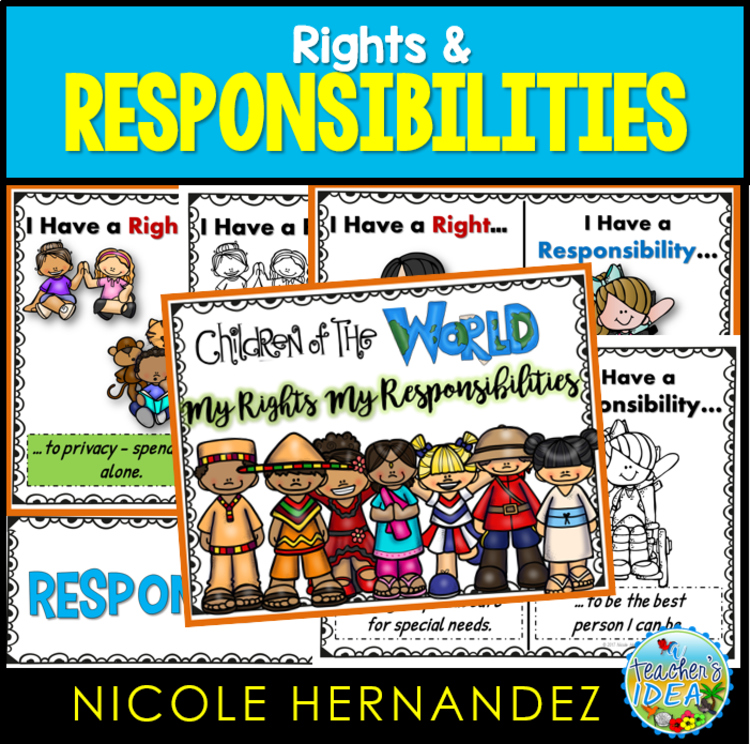 Rights and Responsibilities of a Child Posters