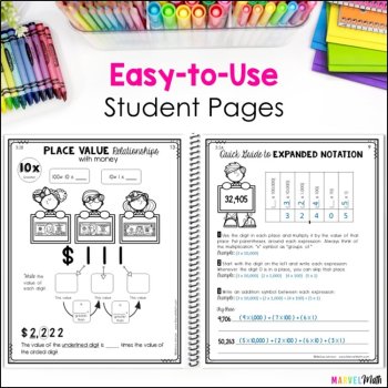 3rd Grade Place Value TEKS Notebook, image 2